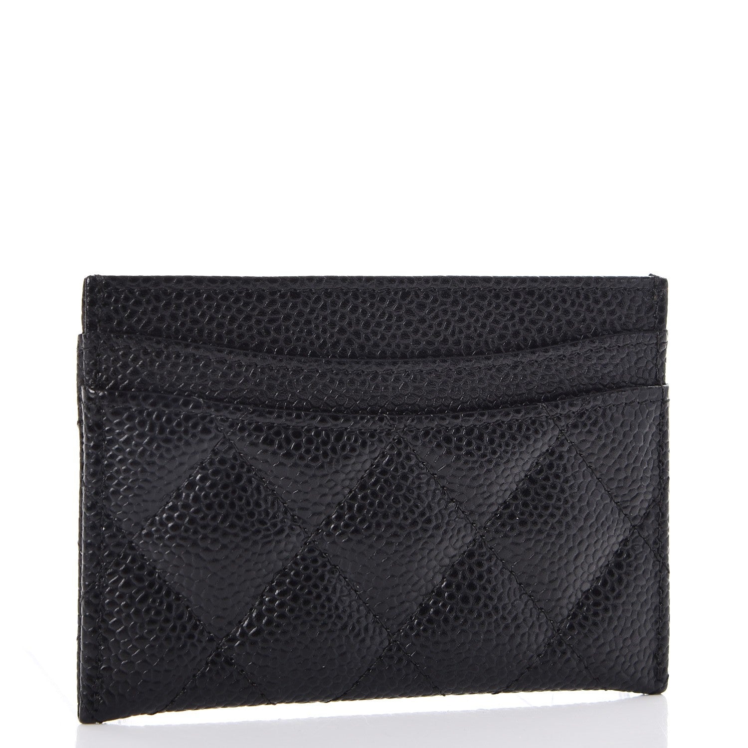 Chanel Caviar Quilted Card Holder Black 3 of 9