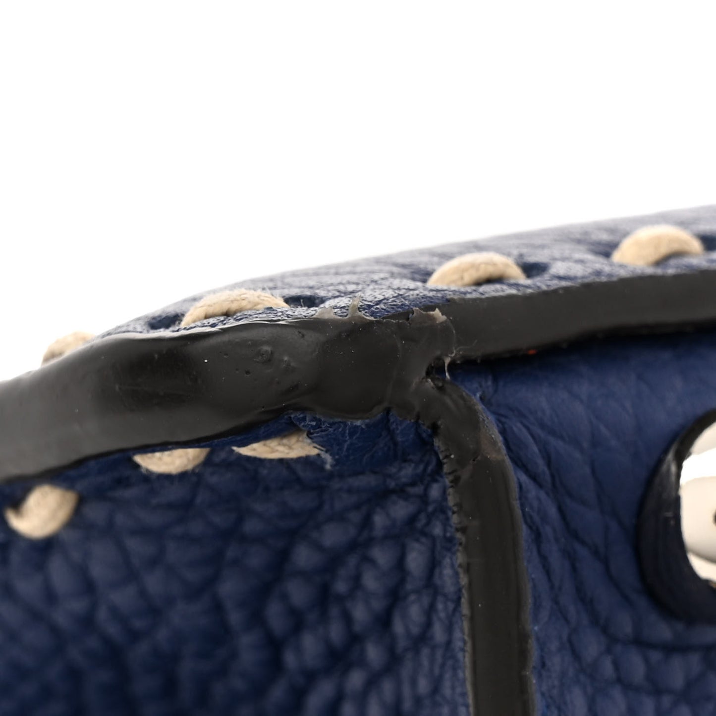 Cuoio Romano Selleria Chamois Small Peekaboo I SEE U Satchel Blue
