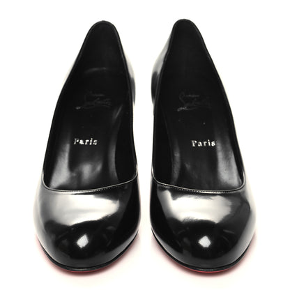 Christian Louboutin Patent Pumppie Abrasivato 85 Pumps 40 Black 2 of 8