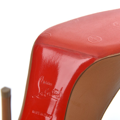 Christian Louboutin Kid Decollete 554 100 Pumps 38.5 Noisette 20 of 22