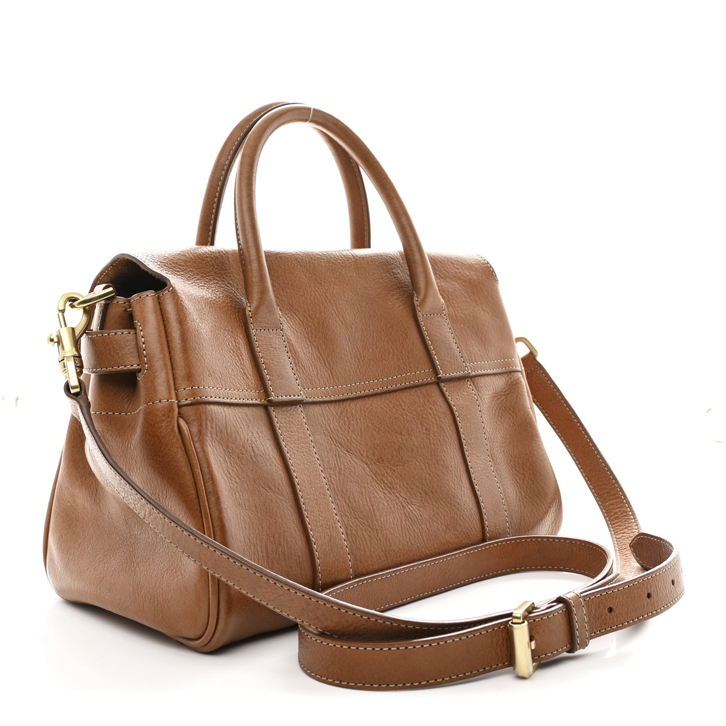 Classic Grain Small Bayswater Satchel Oak