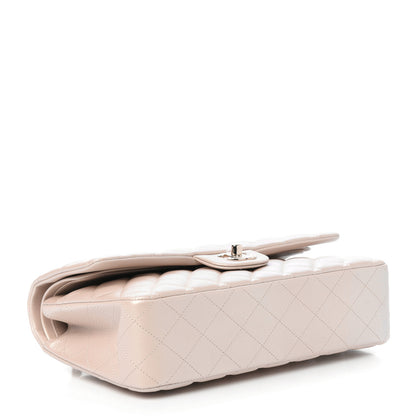 Chanel Iridescent Calfskin Quilted Medium Double Flap Beige 4 of 10