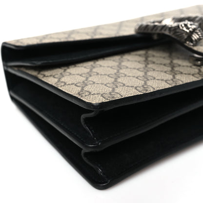 Gucci GG Supreme Monogram Small Dionysus Shoulder Bag Black 9 of 10