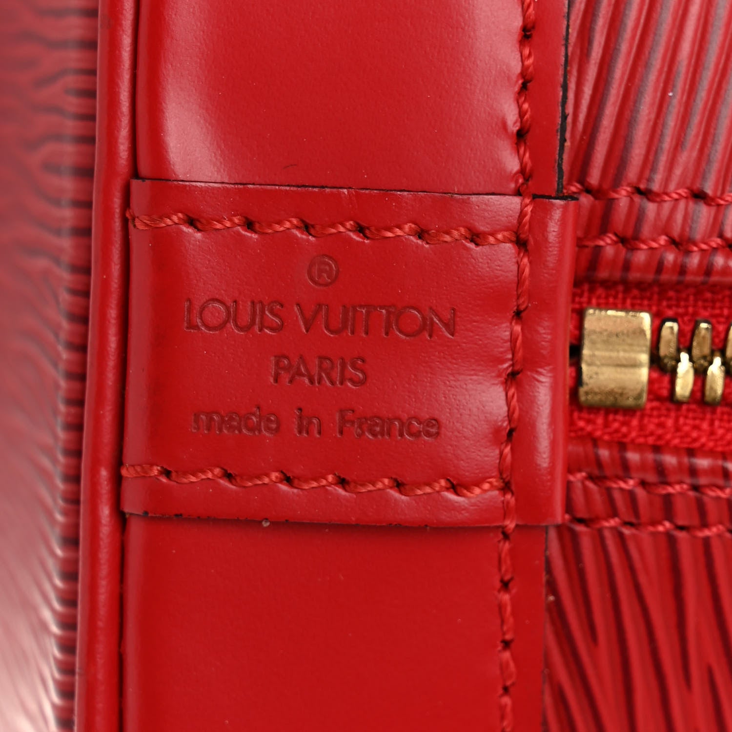 Louis Vuitton Epi Alma PM Carmine 6 of 11