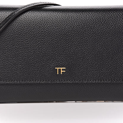 Tom Ford Pebbled Calfskin Wallet On Chain Black 11 of 11