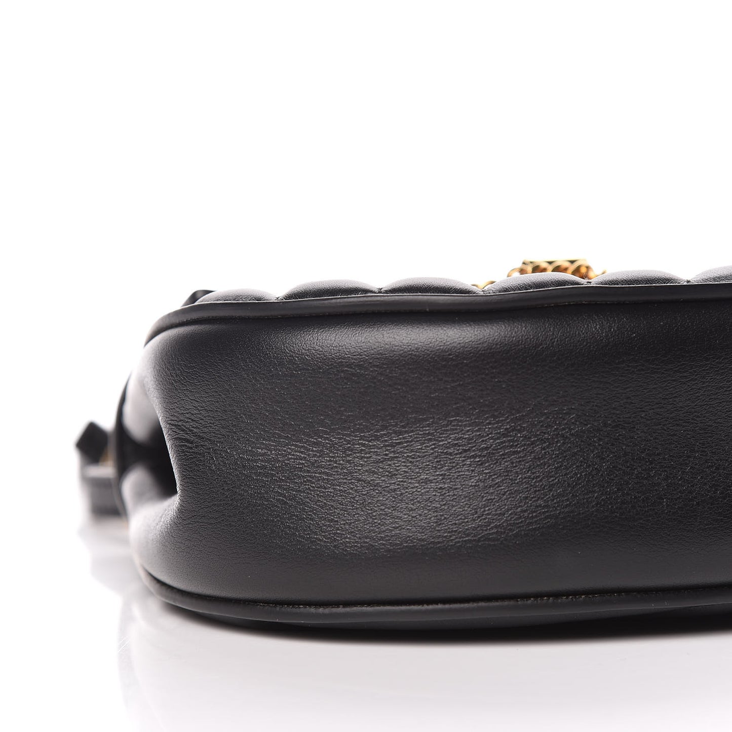 Calfskin Quilted Mini Drew Bijou Shoulder Bag Black