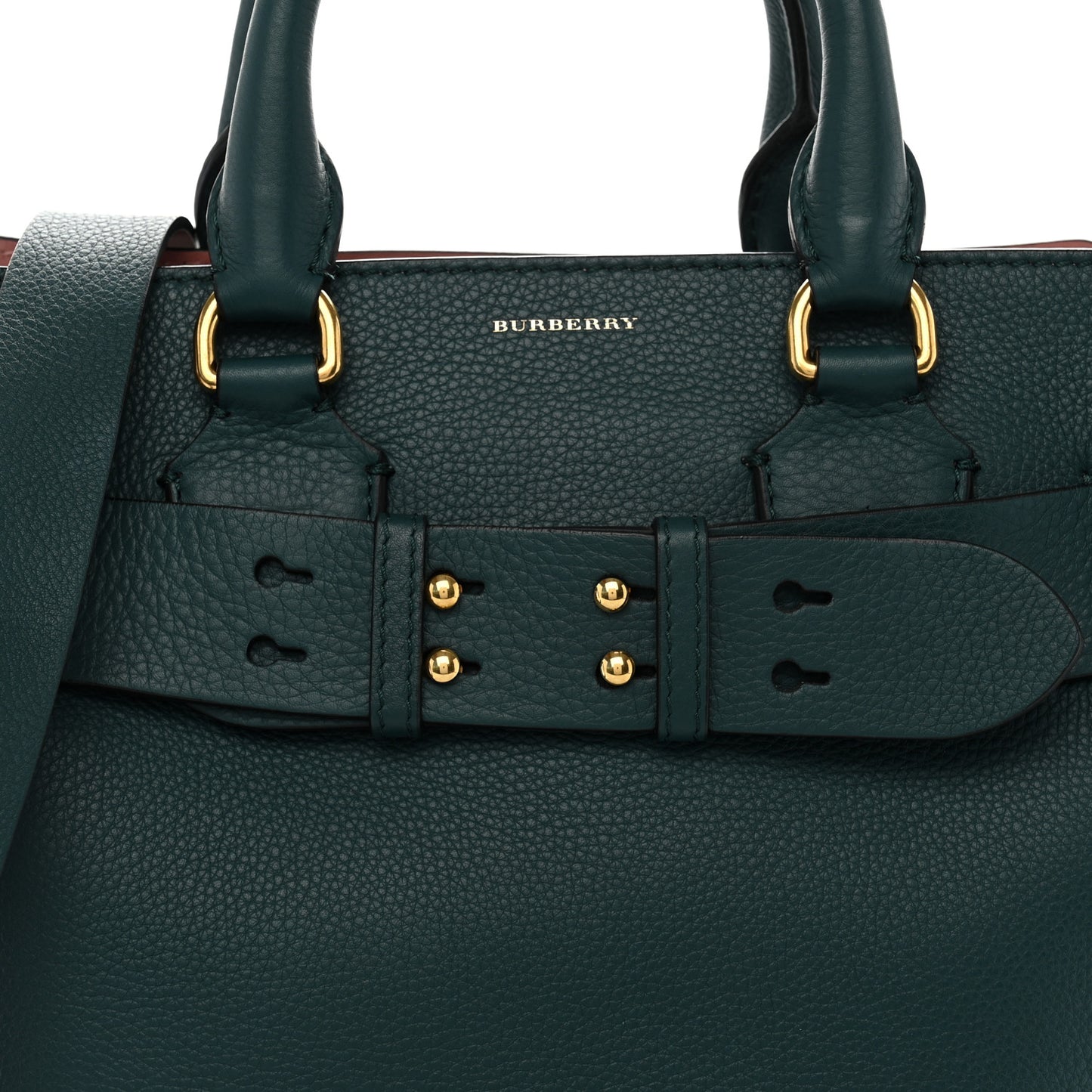 Soft Grain Calfskin Small Belt Bag Dark Cyan