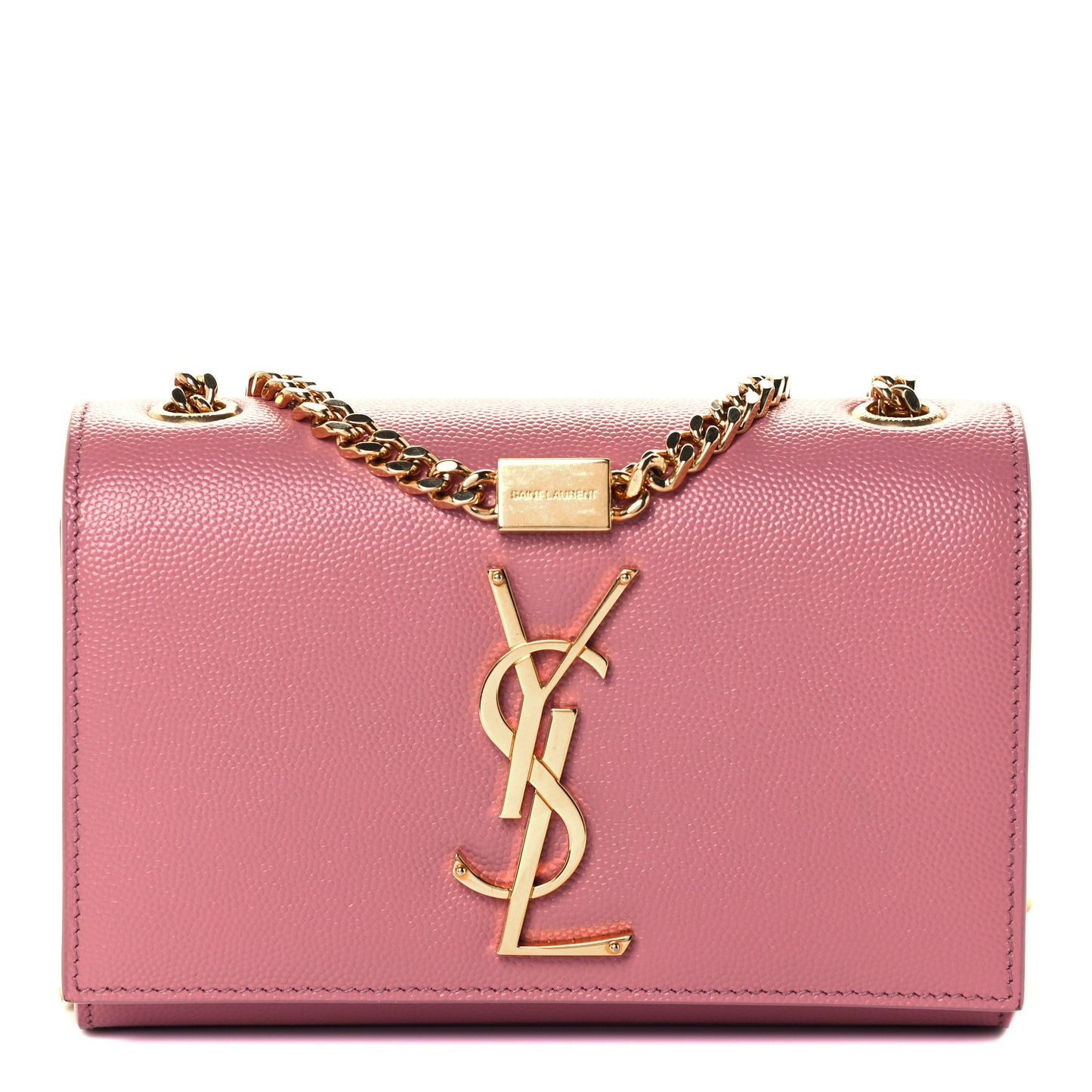 Grain De Poudre Small Classic Monogram Kate Satchel Old Rose