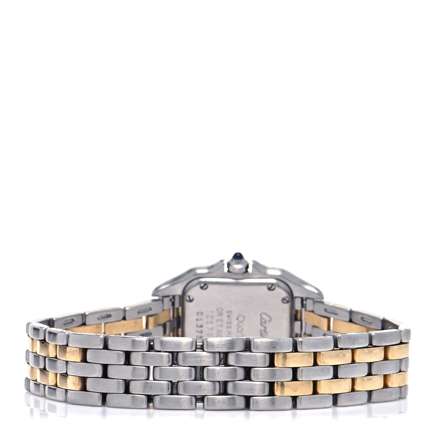 Cartier Stainless Steel 18K Yellow Gold 22mm Panthere Quartz Watch 3 of 4