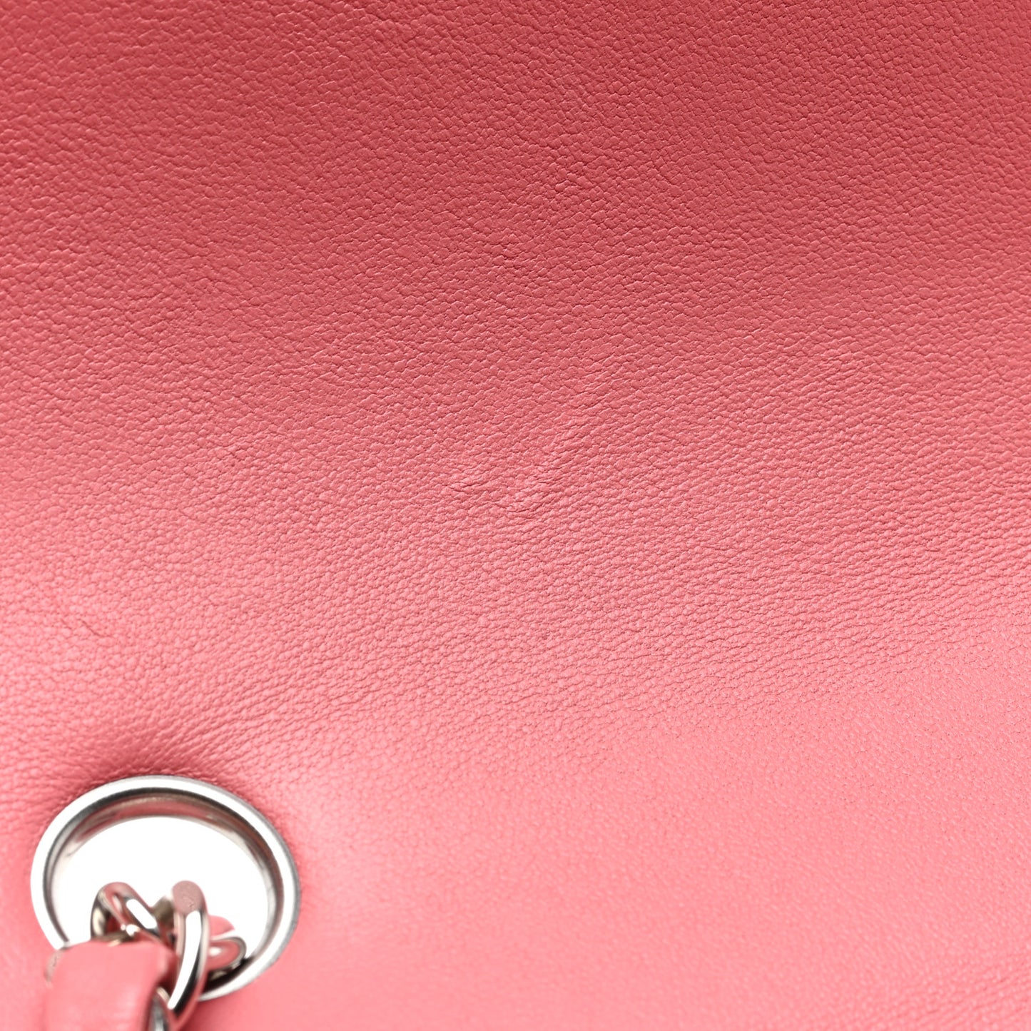 Lambskin Quilted Mini Rectangular Flap Pink