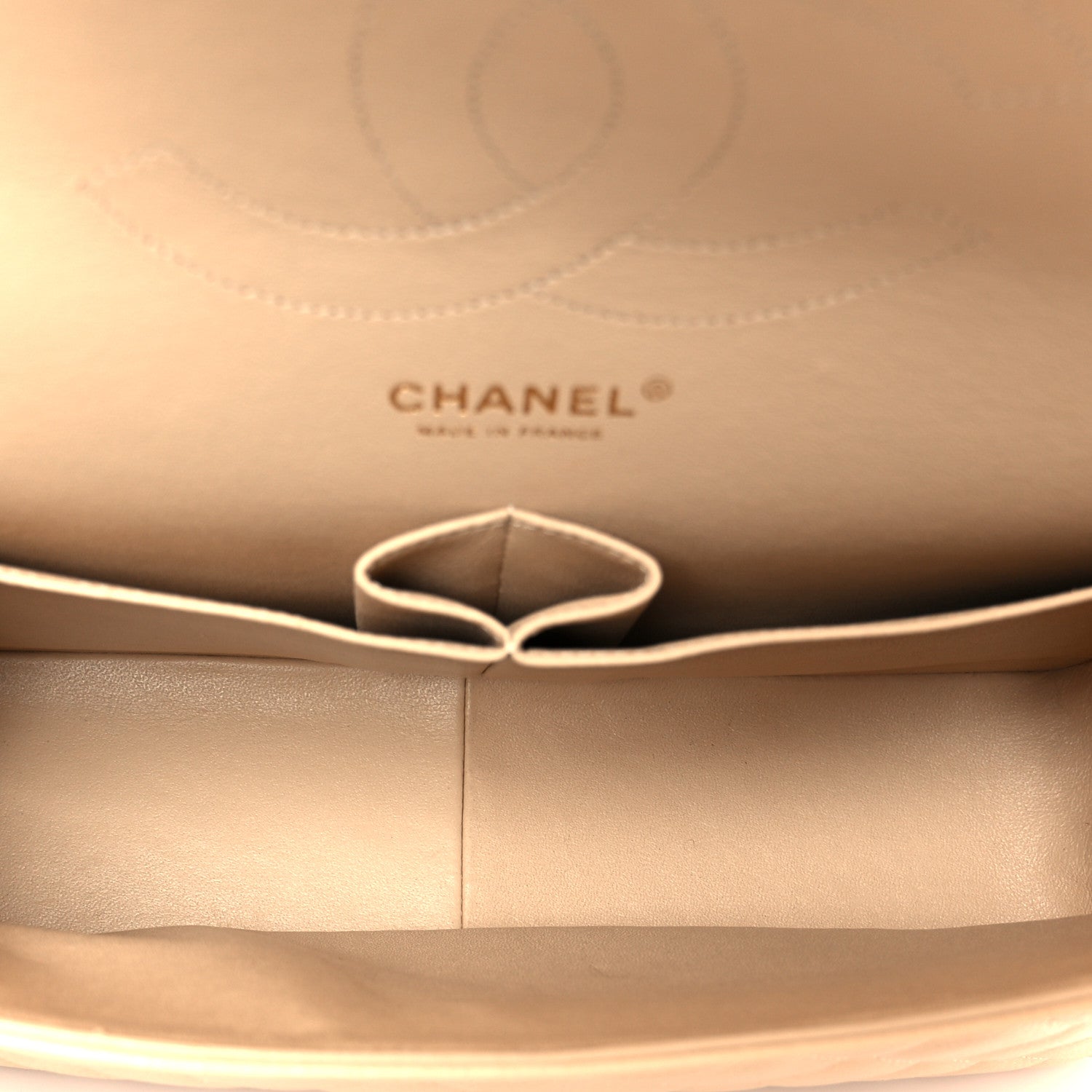 Chanel Caviar Quilted Jumbo Double Flap Beige Clair 5 of 11