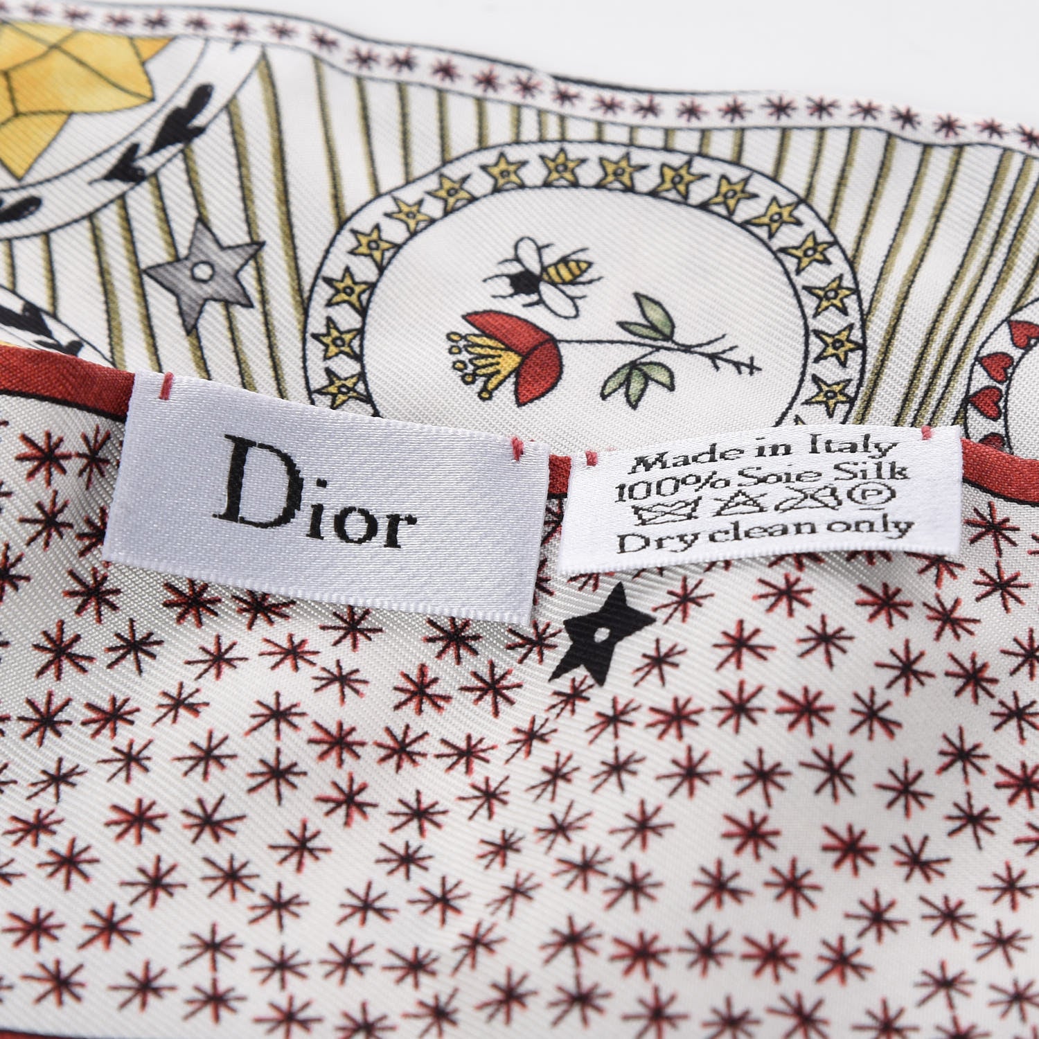 Christian Dior Silk Le Soleil Mitzah Scarf 5 of 5