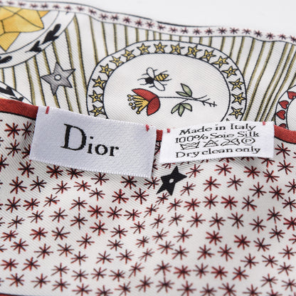 Christian Dior Silk Le Soleil Mitzah Scarf 5 of 5