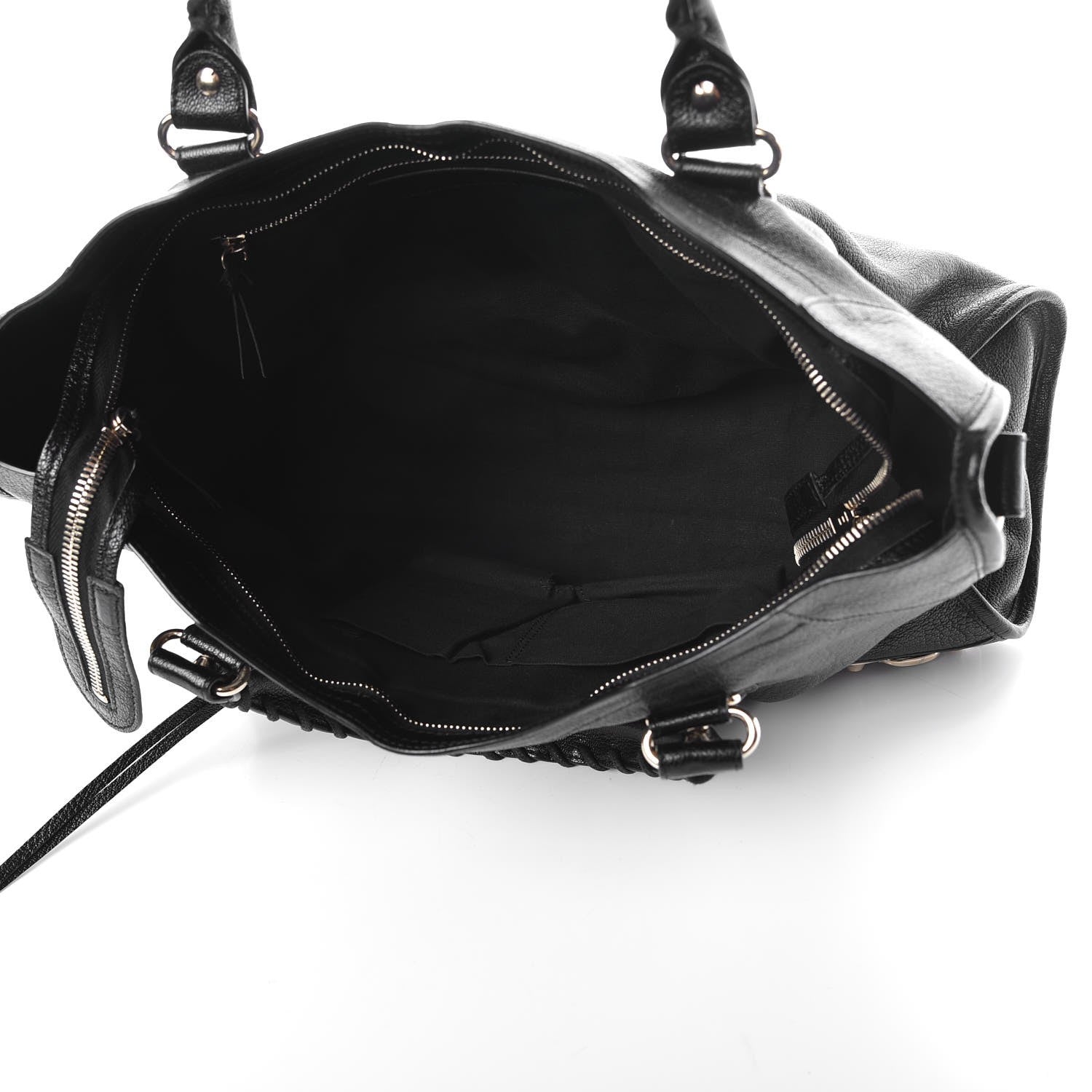 Balenciaga Chevre Gold Metallic Edge Hardware City Black 4 of 13