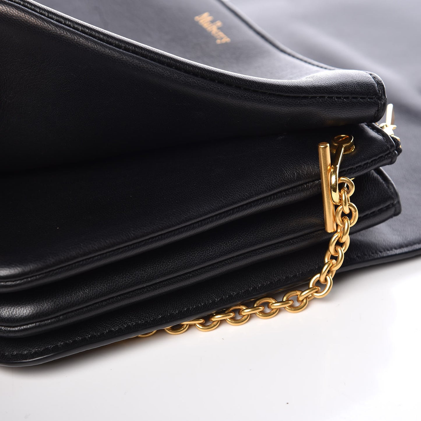 Classic Grain Calfskin Small Clifton Flap Black