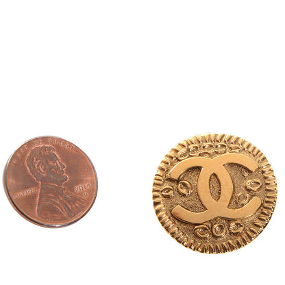 Chanel CC Clip On Earrings Gold 2 of 4