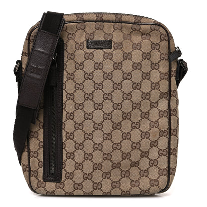 Gucci Monogram Messenger Bag Dark Brown 1 of 10