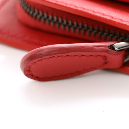 Bottega Veneta Nappa Intrecciato French Flap Wallet Red 8 of 8