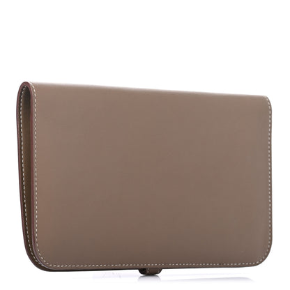 Hermes Swift Dogon Duo Wallet Etoupe 4 of 8