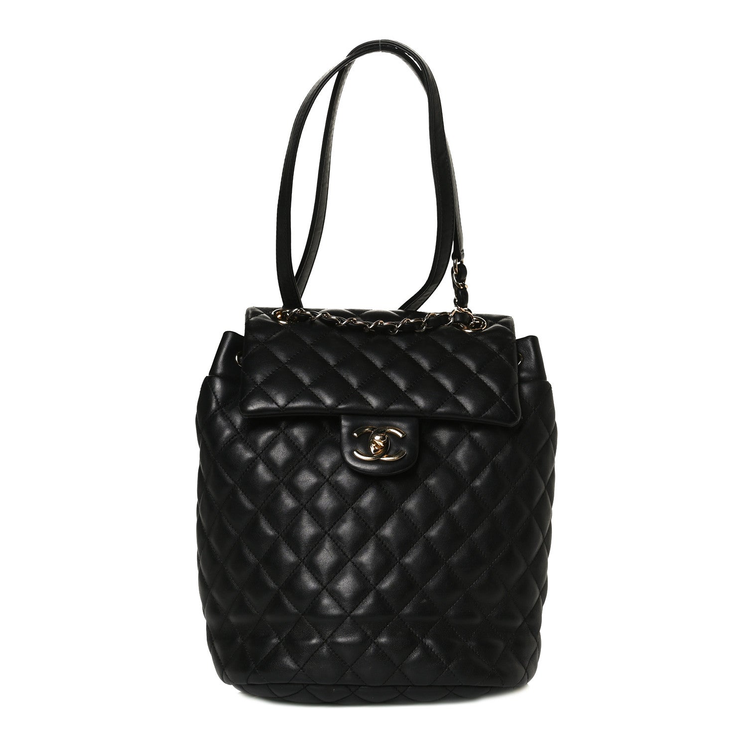 Chanel Lambskin Quilted Small Urban Spirit Backpack Black 1 of 13