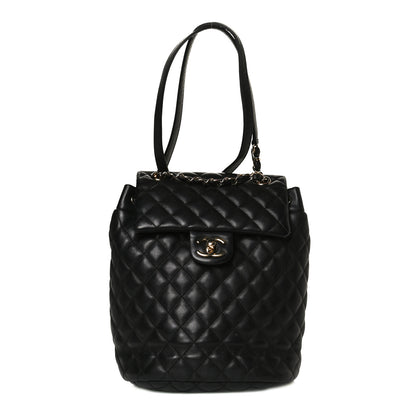 Chanel Lambskin Quilted Small Urban Spirit Backpack Black 1 of 13