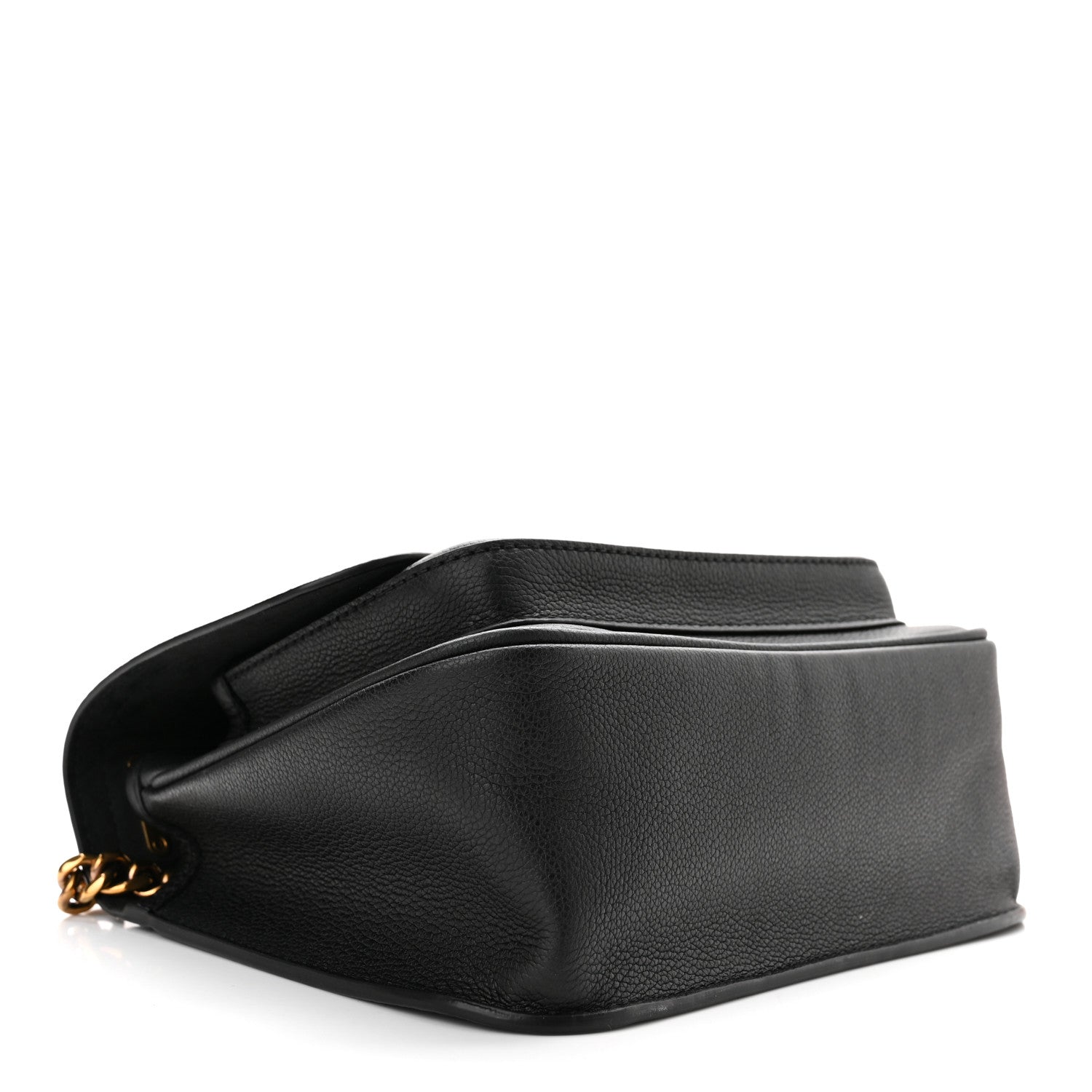 Louis Vuitton Grained Calfskin Lockme Chain Bag PM Black 4 of 9