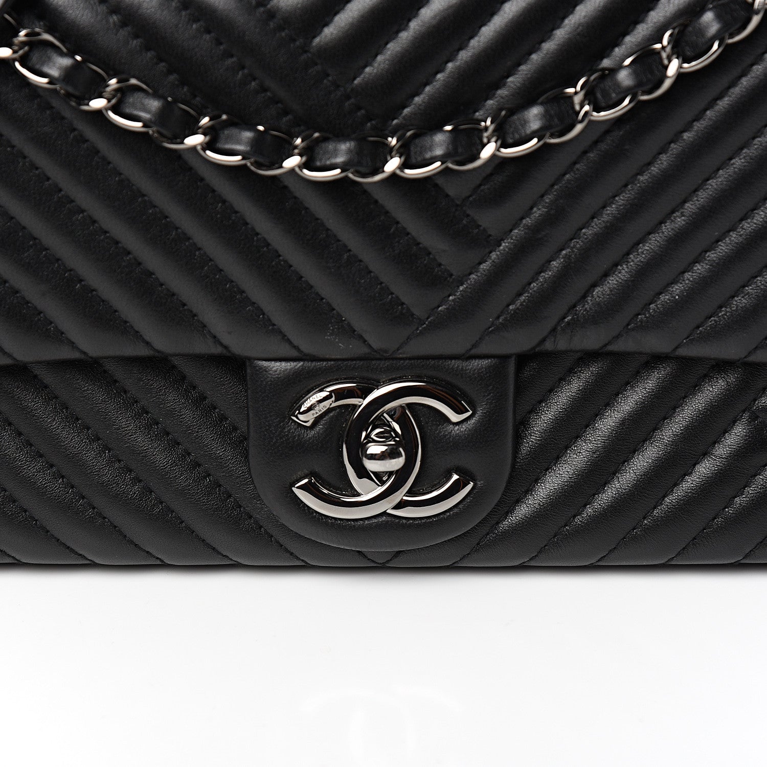 Chanel Lambskin Medium CC Crossing Flap Black 9 of 10