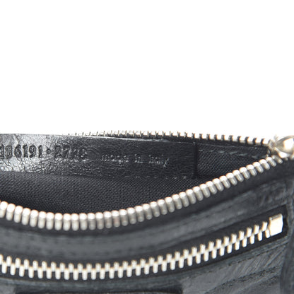Balenciaga Agneau Giant 12 Silver Hardware M Porte-Monnaie Coin Purse Black 7 of 8