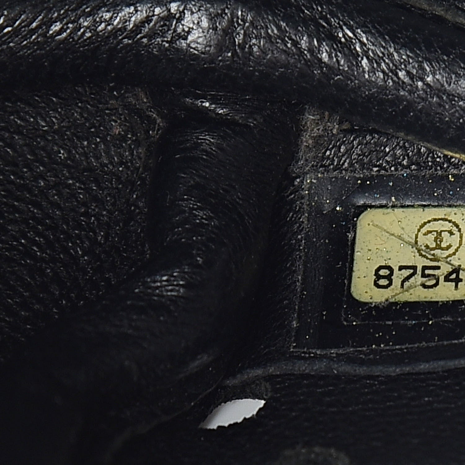 Chanel Patent Perforated CC Shopping Tote Black 7 of 21