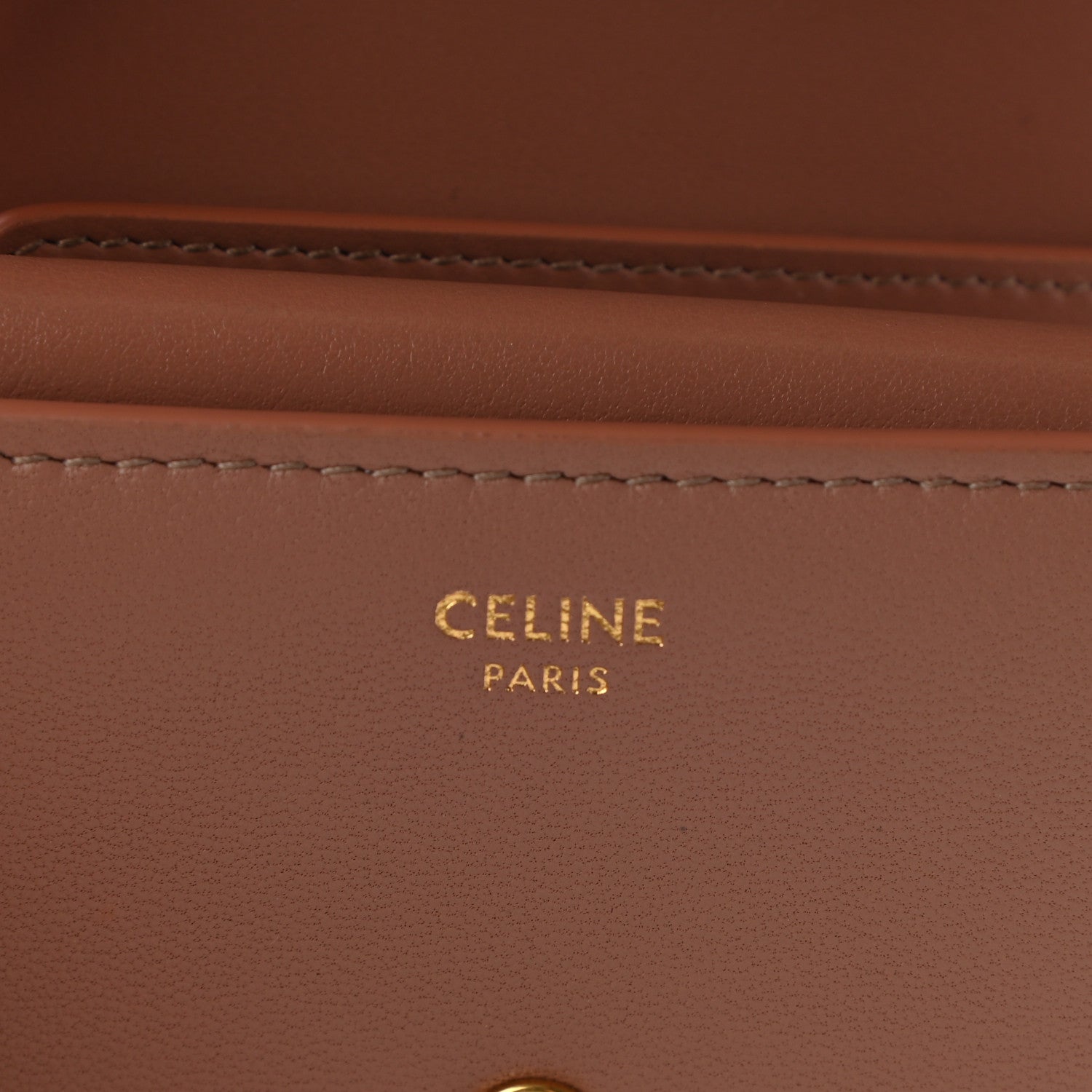 Celine Shiny Smooth Lambskin Small Triomphe Wallet Vintage Pink 8 of 9