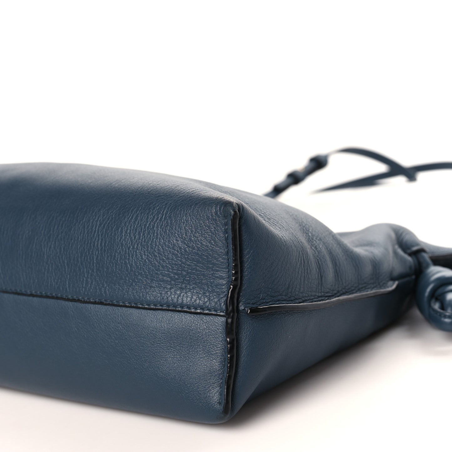 Calfskin Small Flamenco Knot Bag Indigo