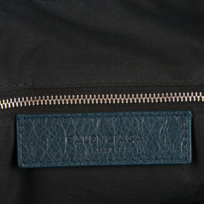 Balenciaga Agneau Classic Hardware Mens Mini Folder Strap Bag Bleu Obscur 6 of 7