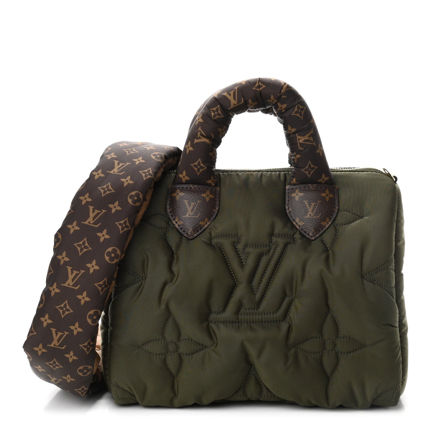 Louis Vuitton Econyl Mini Monogram Pillow Speedy Bandouliere 25 Khaki 1 of 9