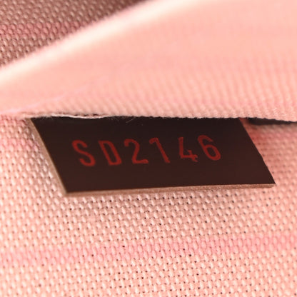Louis Vuitton Damier Ebene Neverfull MM GM Pochette Rose Ballerine 7 of 7