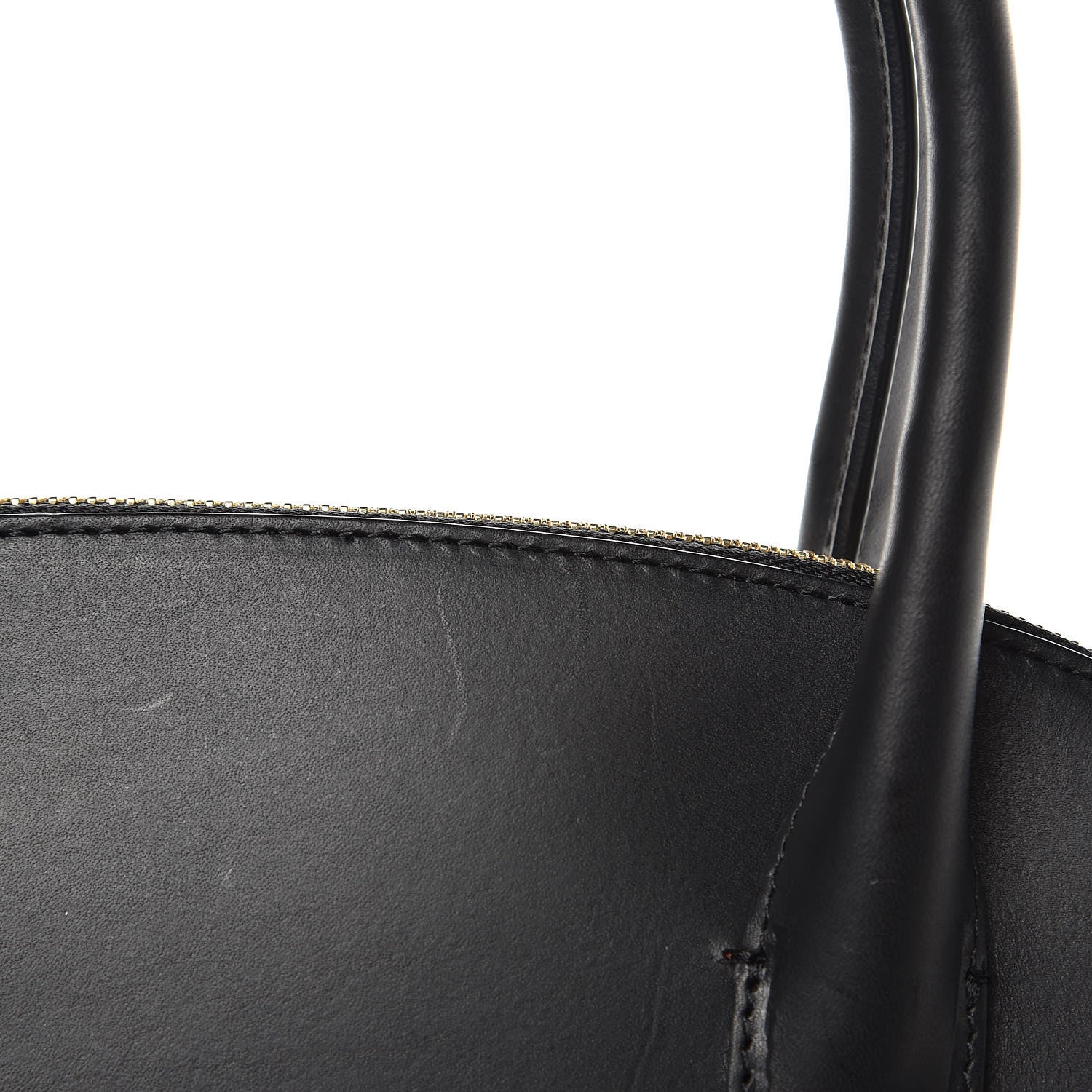 Mansur Gavriel Calfskin Top Handle Rounded Bag Black Flamma 9 of 11