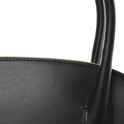 Mansur Gavriel Calfskin Top Handle Rounded Bag Black Flamma 9 of 11