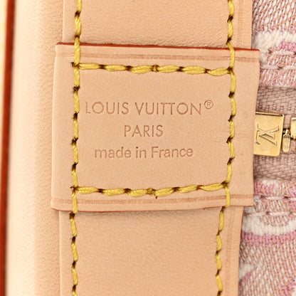 Louis Vuitton Monogram Embleme Jacquard Alma BB Rose Ruban 6 of 10