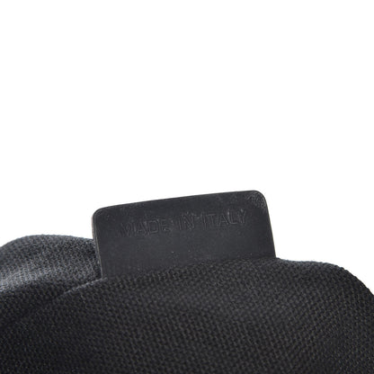 Christian Dior Coated Canvas Cannage Panarea Clutch Black 8 of 8