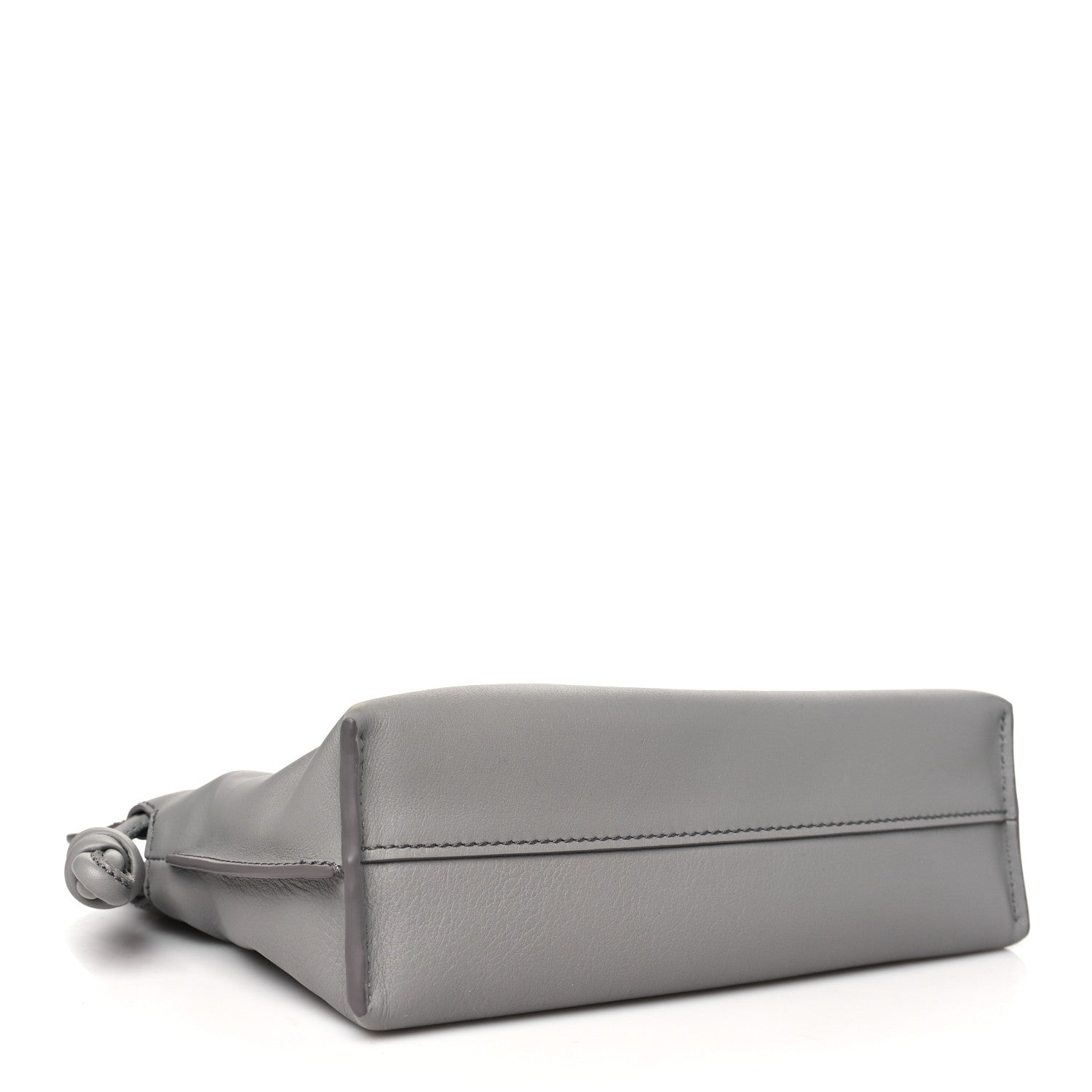 Loewe Calfskin Mini Flamenco Knot Clutch Clutch Pearl Grey 4 of 10