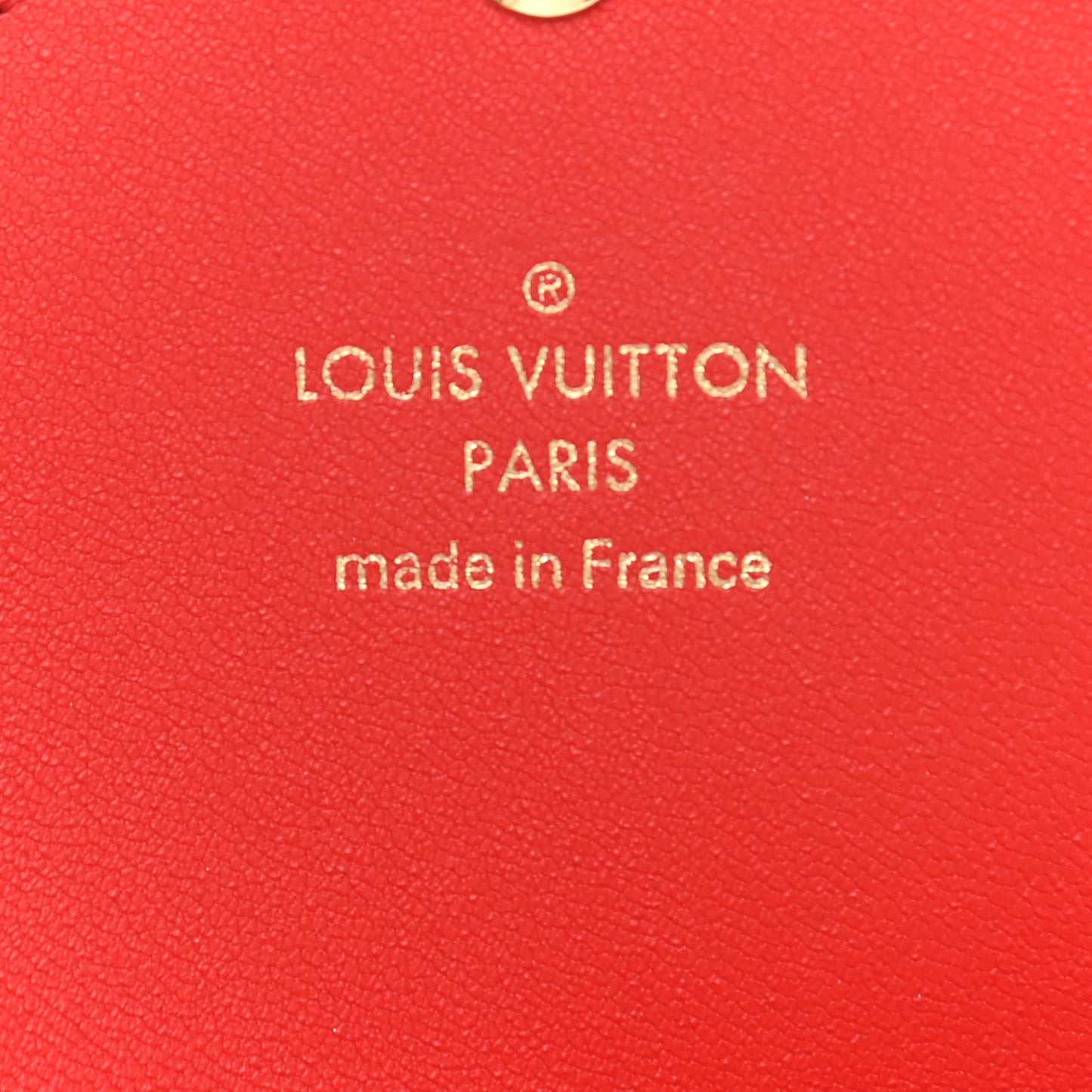 Monogram Medium Kirigami Pochette Insert Coquelicot