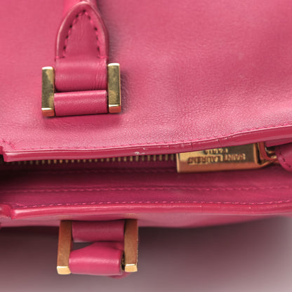 Saint Laurent Calfskin Small Classic Y Cabas Fuchsia 13 of 13