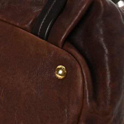 Prada Nappa Shoulder Bag Brown 7 of 9