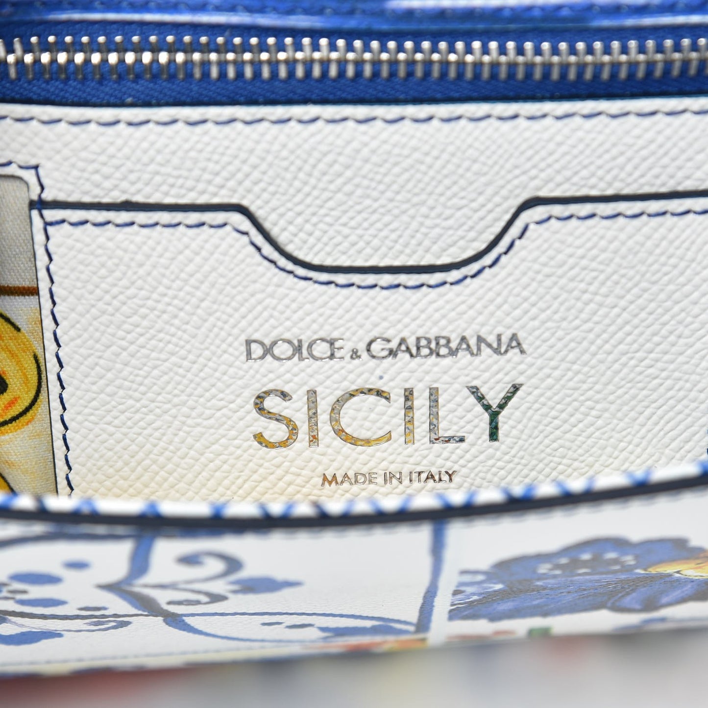 Dauphine Majolica Print Medium Miss Sicily Satchel Multicolor