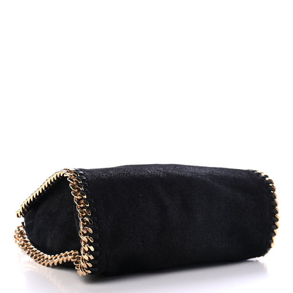 Stella McCartney Shaggy Deer Mini Falabella Fold Over Tote Black 3 of 4