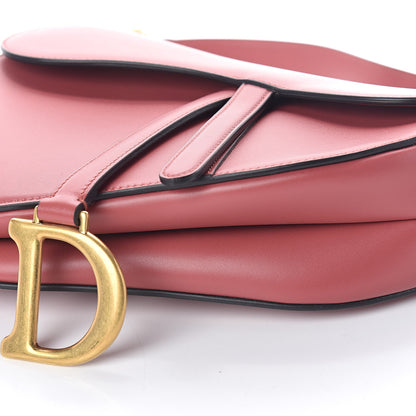 Christian Dior Calfskin Saddle Bag Pink 6 of 9