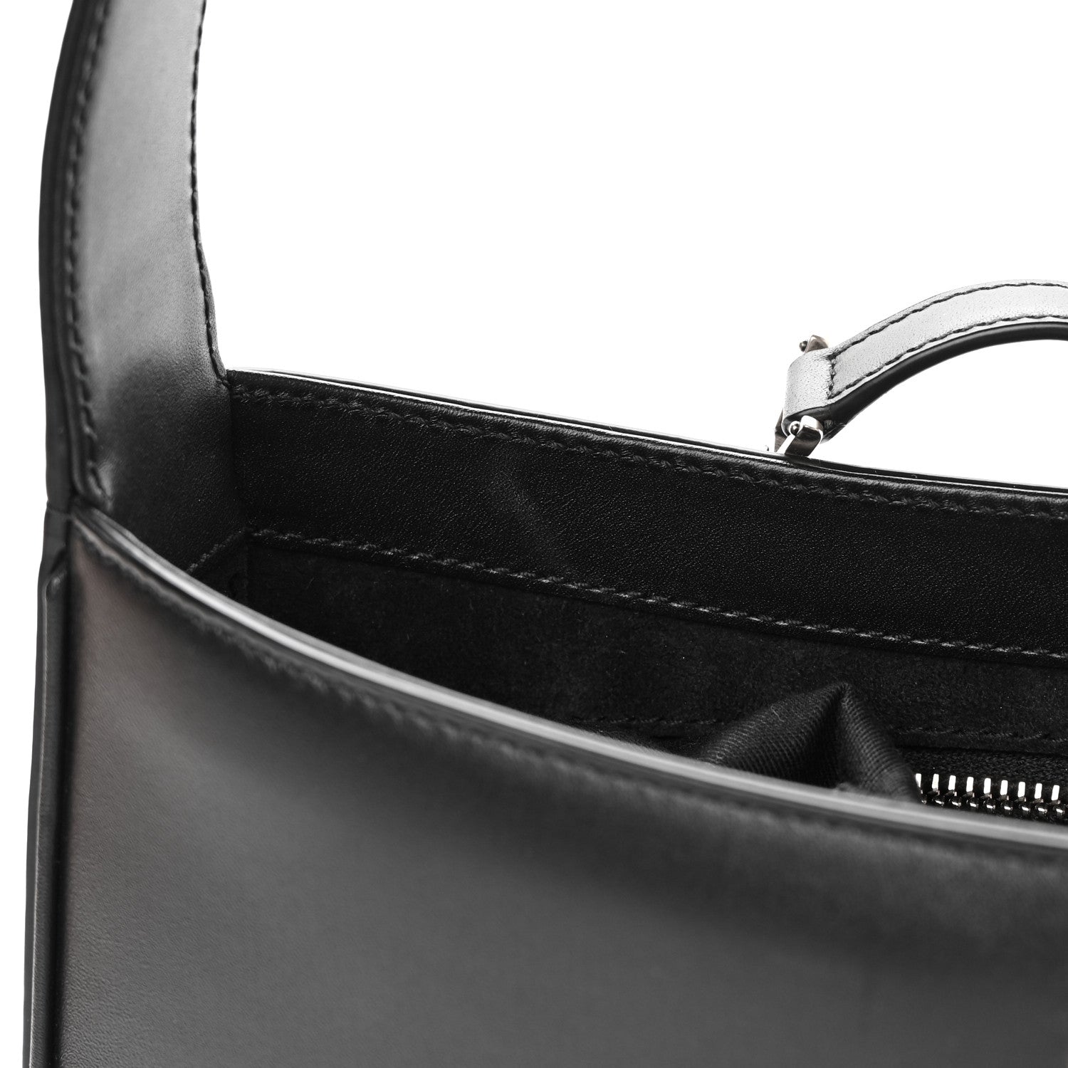 Saint Laurent Smooth Calfskin Le 5 A 7 Hobo Black 13 of 13