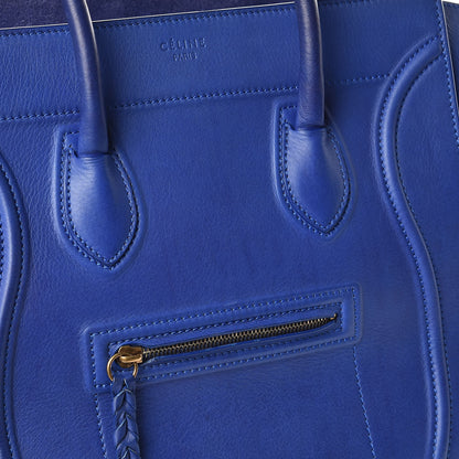 Celine Supple Calfskin Medium Phantom Luggage Indigo 17 of 17