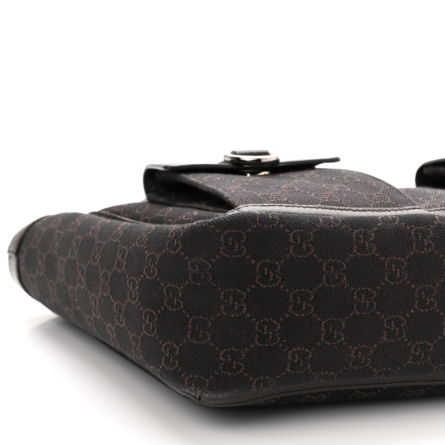 Gucci Monogram Abbey D Ring Tote Black 9 of 10