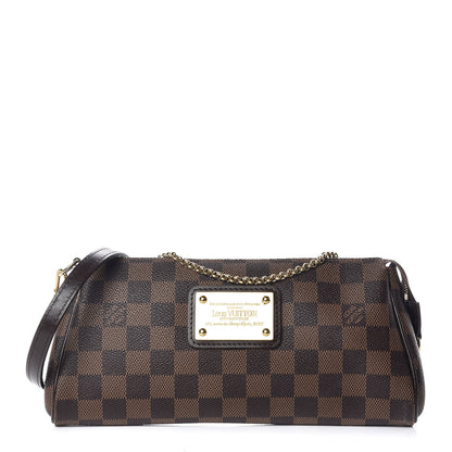 Louis Vuitton Damier Ebene Eva Clutch 1 of 8