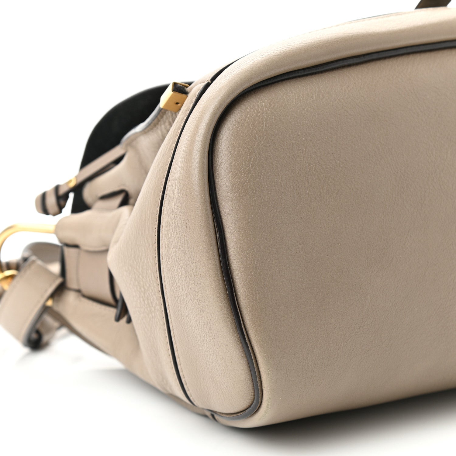 Chloe Suede Calfskin Small Owen Flap Bag Motty Grey 8 of 9